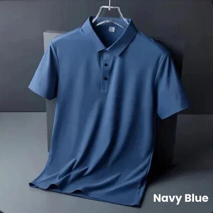 Poly Matte Solid Half Sleeves Mens Polo T-Shirt Pack Of 4.